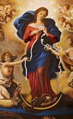 ORAÇÃO A "NOSSA SENHORA DESATADORA DOS NÓS" Virgem Maria, Mãe do belo amor, Mãe que jamais deixa de vir em socorro a um filho aflito, Mãe cujas mãos não param nunca de servir seus amados filhos, pois