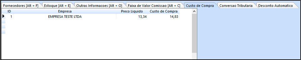 Aba Conversão Tributária Esta aba é preenchida por usuários que utilizam a