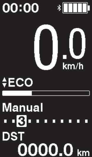 OPERAÇÃO E CONFIGURAÇÃO LIGAR/DESLIGAR farol NOTA Não é recomendado operar o botão no EW-EN100 enquanto pedala. Selecione o modo de assistência preferido antes de pedalar.