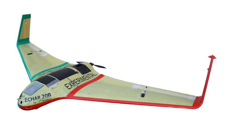 Figura 1. Exemplo de modelo de RPA com asa fixa. Fonte: Doctor Drone 1.5.