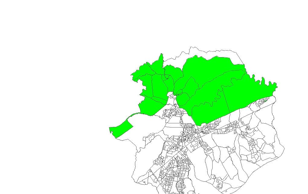 Para comparar o crescimento populacional entre 1991 e 2000, da mesma maneira que na região Leste, considerou-se apenas os setores censitários 2000 correspondentes à área equivalente a 1991.