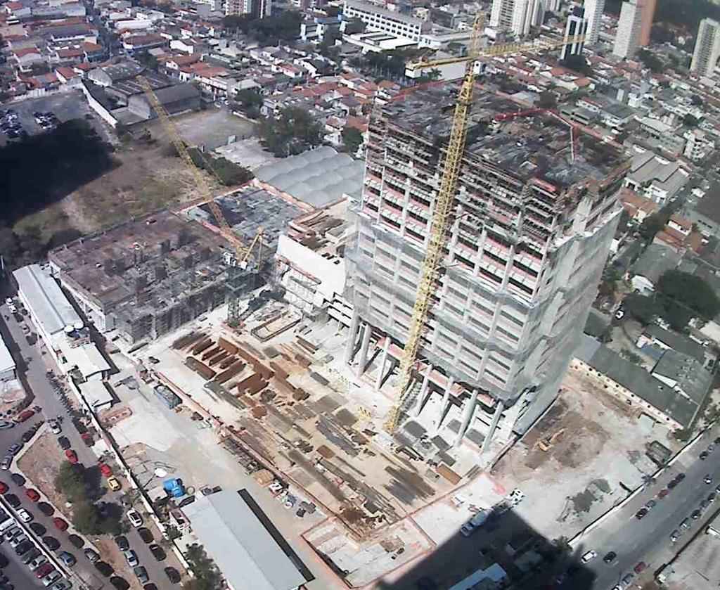 Concluída Estruturas - Estrutura Torre A 18 andar em construção Elevadores -