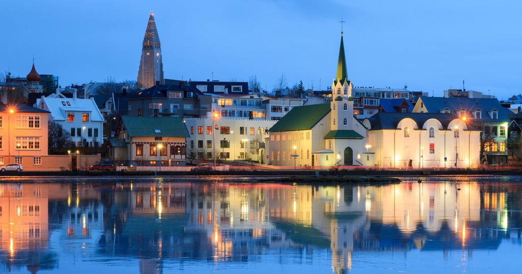 O Melhor da Islândia Partidas diárias de Maio a Outubro 1º Dia Lisboa (ou Porto) Reykjavik Partida em voos TAP/Icelandair para Reykjavik.