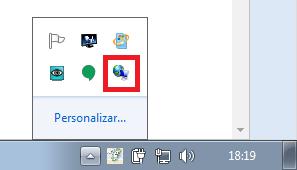 E então, clique com o botão direito do mouse sobre o ícone e selecione a