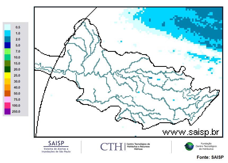 Dados Pluviométricos das Bacias PCJ CHUVA ACUMULADA EM 24 HORAS