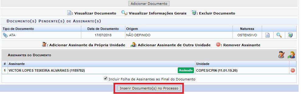 OBS: após selecionar o arquivo a página atualizar-se-á e retornará ao topo, não se preocupe, basta arrolar a página novamente para baixo e