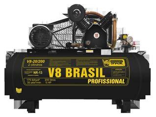 COMPRESSORES V8 20/200-175 MONOFÁSICO 101 148 53 170