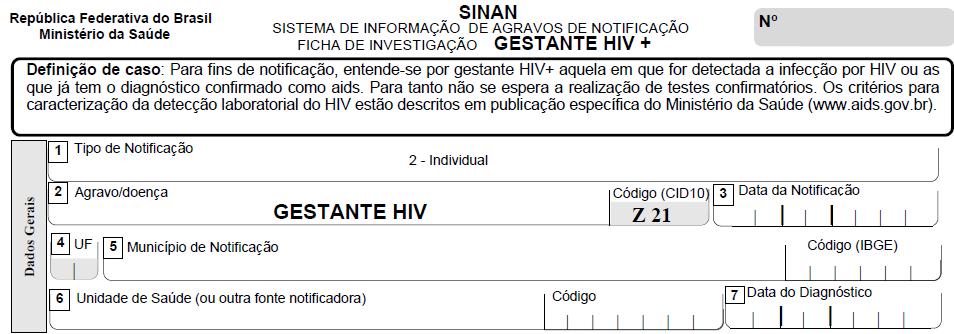 Criança HIV+ observador População : Gestantes