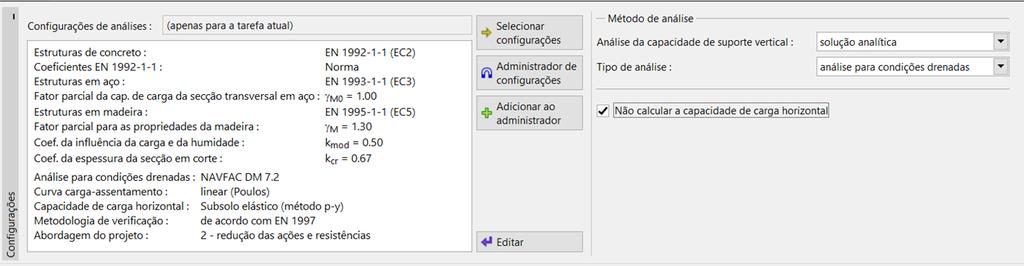 Resolução Para analisar este problema, vamos utilizar o programa GEO5 Estaca. No texto abaixo, vamos descrever a resolução deste problema passo-a-passo.