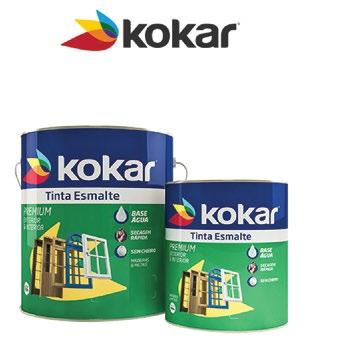 PRODUTO Esmalte Base D água Premium Kokar BT007 1/ 5 1. 2. 3. 4. 5. DESCRIÇÃO: É um produto ecologicamente correto, dispensa o uso aguarrás na diluição e limpeza das ferramentas.