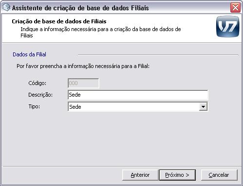 4. Clicar Próximo e verificar que o assistente está em condições de criar a base de