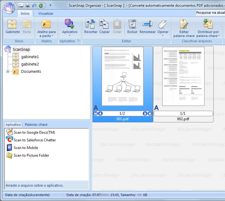 O que é possível fazer com o ScanSnap Organizer Reconhecendo uma sequência de caracteres para incorporar à página Usando o aplicativo de reconhecimento de texto (OCR), é possível embutir caracteres