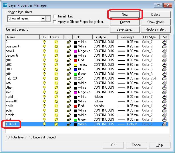 AutoCAD 2002 Criar uma nova camada Agora, vamos