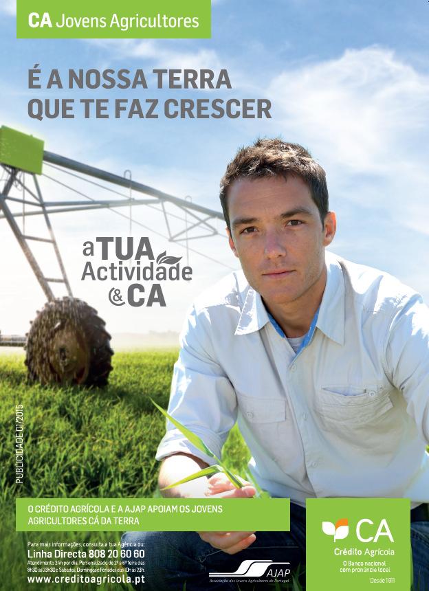 Segmento Agricultura Este segmento define a matriz de identidade do Crédito Agrícola e em 2016.