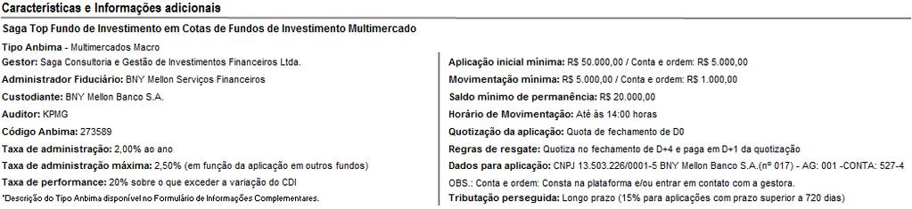 SAGA TOP FIC FIM - Análise mensal Alfa (bp) e Exposição (%) por Mercado (Onshore e Offshore) No Ano Rentabilidade Mensal set/18 Saga Top Fundo de Investimento em Cotas de Fundos de Investimento