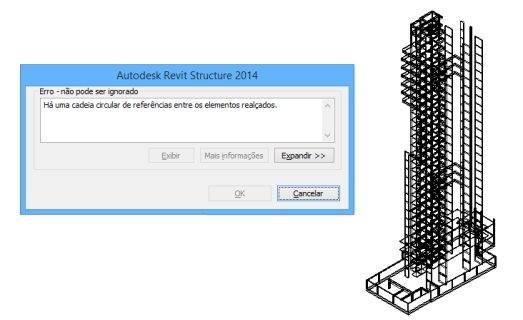 Além disso, na ocorrência de algum erro na importação de um elemento específico, o edifício como um todo nunca será prejudicado e o erro será evidenciado no