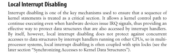 2004-2017 Volnys Bernal 22 Desabilitar interrupção Ex: Kernel Linux