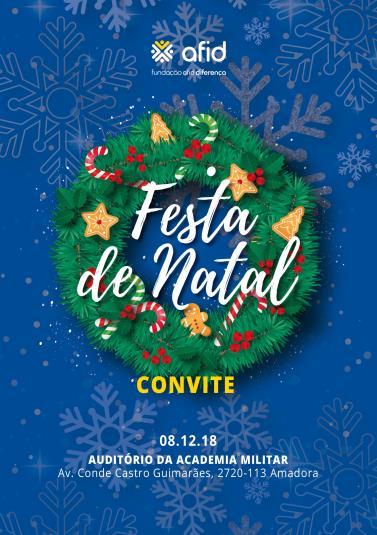 CAO FESTA DE NATAL DEZEMBRO 2018 Foi verdadeiramente um Natal Poderoso: a festa de Natal do CAO da AFID.