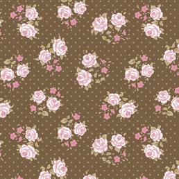 26120 SHABBY CHIC MARROM Rolo de 2 m x 0,45 m -