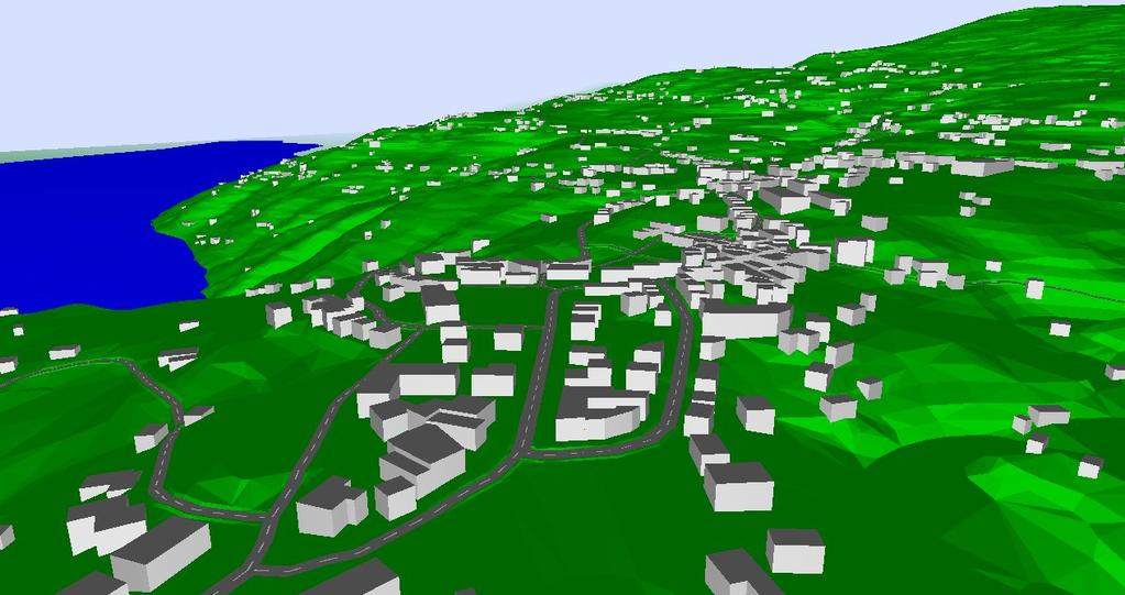 Nas figuras seguintes pode-se visualizar uma parte do Concelho de Resende com