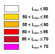 Em anexo podem-se visualizar os mapas de ruído resultantes do modelo, para o Concelho de Resende (Carta 1 do Anexo I indicador L den e Carta 2 do Anexo I - indicador L n ).