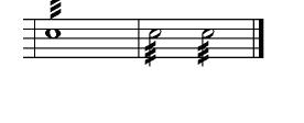 3.10 Trêmulo Quando o sinal gráfico de trêmulo aparece em uma partitura, a nota real deverá ser repetida em notas de igual entonação,