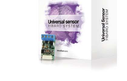 O Sensor Binário Universal permite que usuários avançados incorporem rapidamente e facilmente sistemas de alarme, receptores de