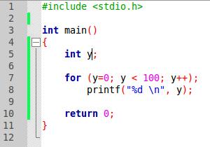 Erro Comum de Programação A estrutura de repetição for não termina com ;. Erro de programação.