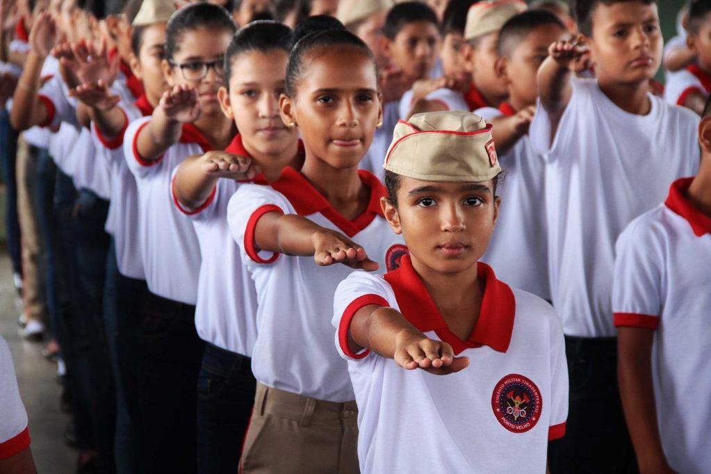 MILITARIZADAS PELA POLICIA MILITAR DE BRASÍLIA, ESSAS ESCOLAS