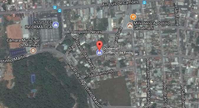 b) Localização e área de entorno da unidade: A empresa encontra-se na Rua Osvaldo de Souza Aranha, nº 139 Bairro: São Raimundo, apresenta no entorno