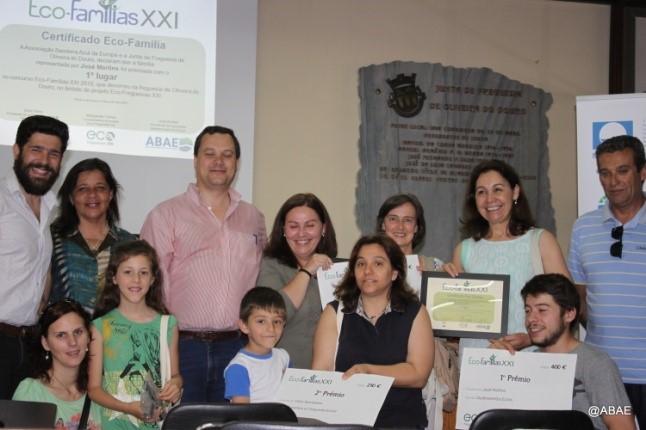Oliveira do Douro Eco-Famílias XXI Entrega dos prémios do Concurso Eco-Famílias XXI Criação de um concurso