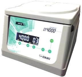 Alarme sonoro ao final da centrifugação O modelo DT-4000-PRF possui botões configuráveis pelo usuário para cada protocolo
