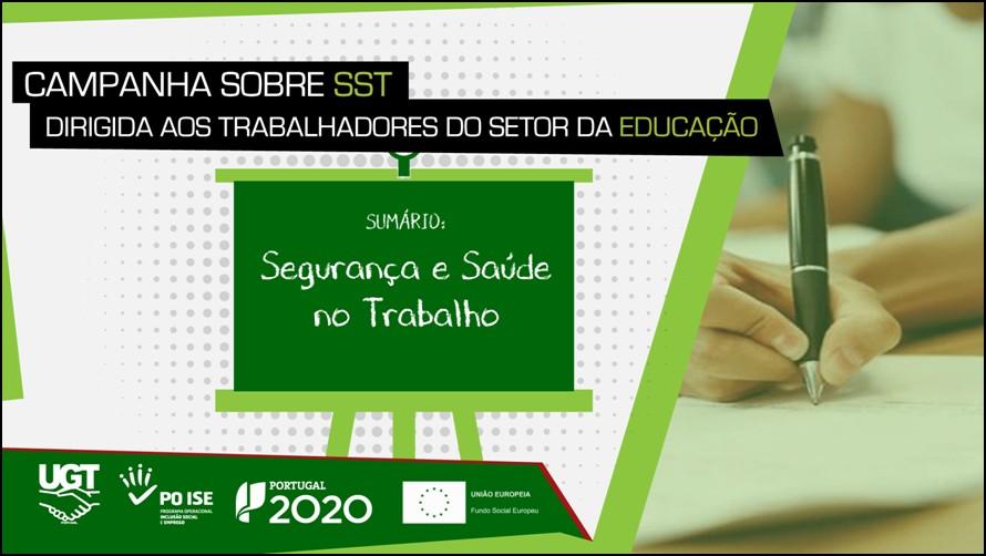 P Á G I N A 8 Campanha de Prevenção Riscos Profissionais no Setor da Educação Foi lançada no passado dia 12 de outubro 2017, a Campanha de Prevenção Riscos Profissionais no Setor da Educação,