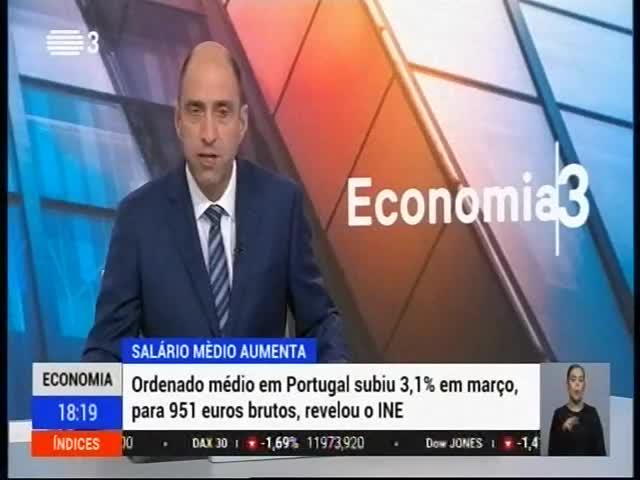 18:19 Salário médio dos portugueses