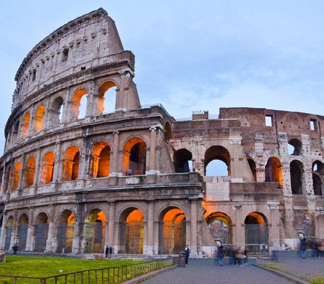 pelo Coliseu, Foro Romano e Monte Palatino com visita interior aos três locais.