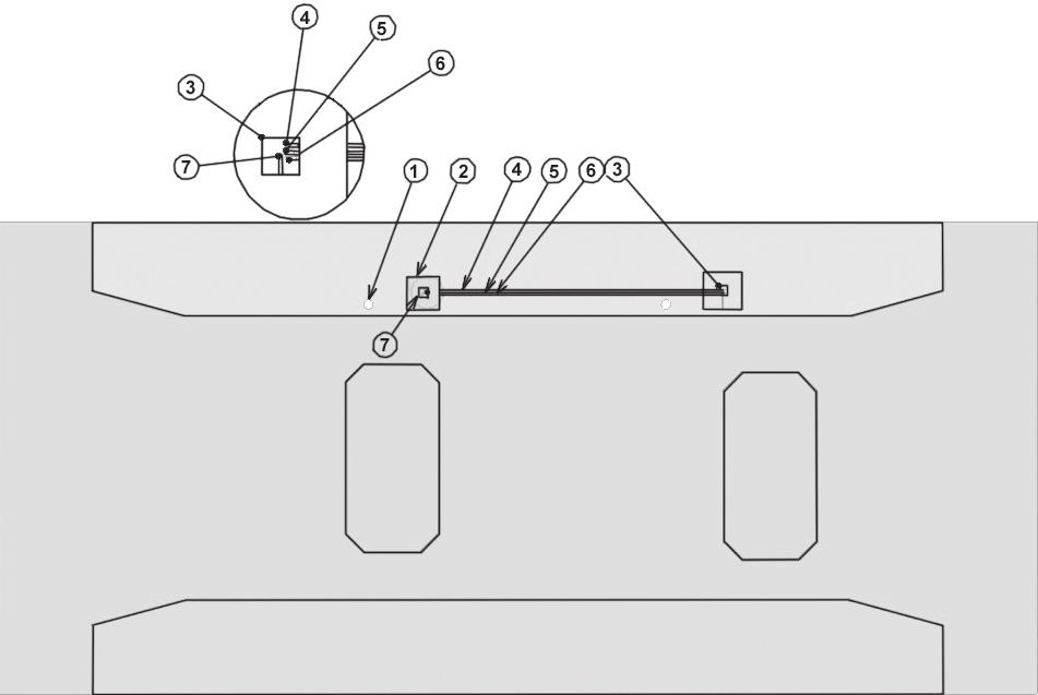 Identificação dos eletrodutos e suas especificações: Para o perfeito funcionamento do sistema, é muito importante respeitar as medidas.