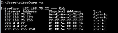 Verificação 4 Se o host ASDM e o IP de gerenciamento de FirePOWER são na mesma verificação da rede L3 a tabela ARP no host ASDM: Verificação 5 Permita a captação no dispositivo ASDM quando você