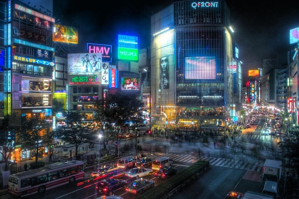 3. Sociologia Na foto, o futurista centro comercial de Shibuya, em Tóquio.