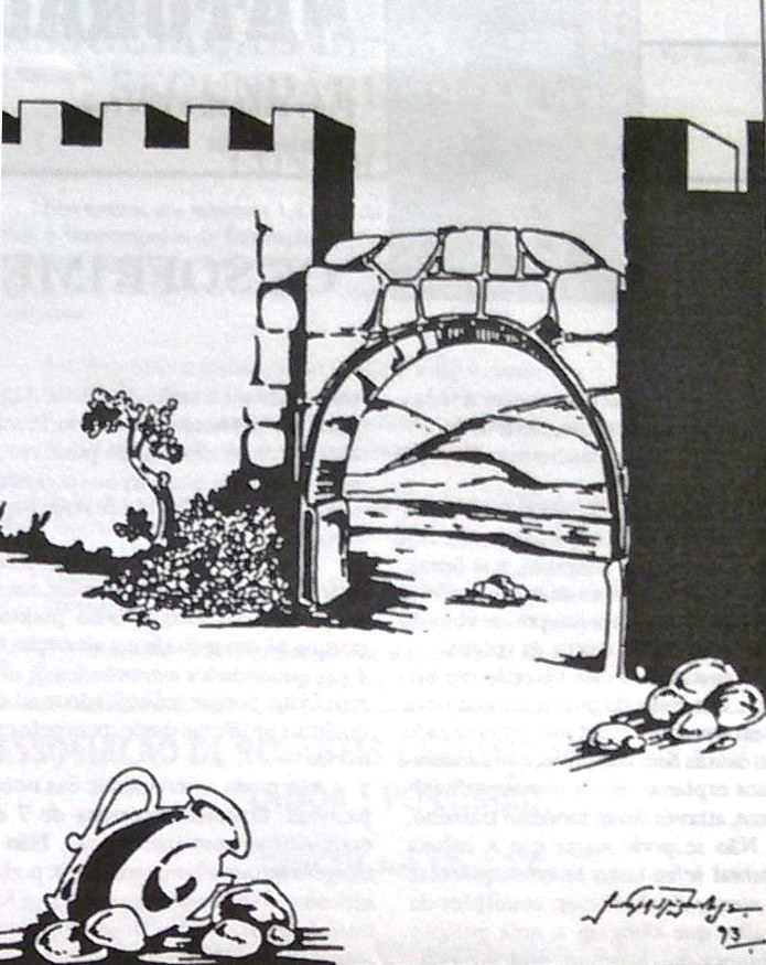 O Arco da Rebola A cidade de Silves surge como soberana, colocada sobre uma colina, mirando-se nas águas tranquilas do Arade e anunciada de longe pelo recorte imponente das muralhas do seu Castelo,