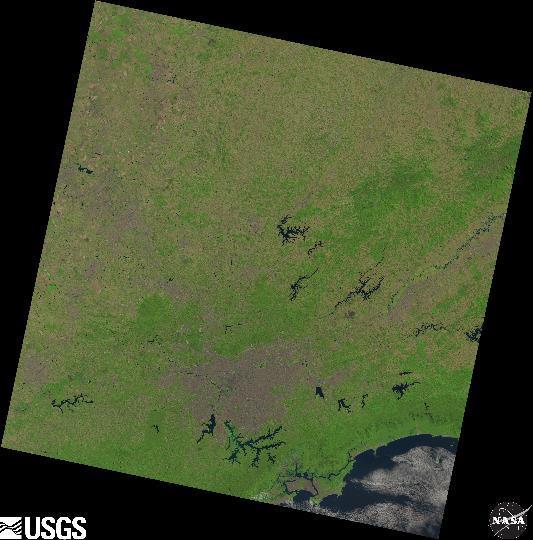 IMAGENS Imagem Landsat 8 OLI, de 12 de setembro de