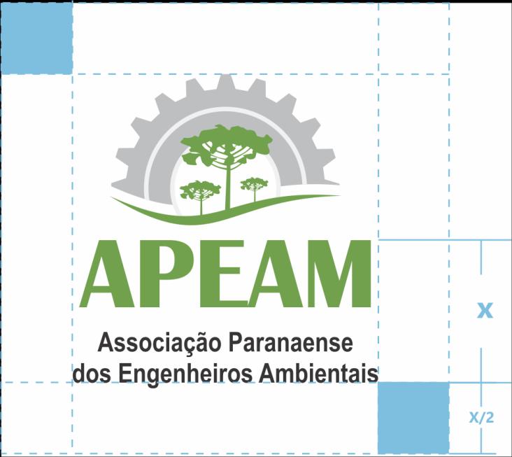 AREJAMENTO DA MARCA Deve ser garantida uma área de não-interferência na logomarca da associação.