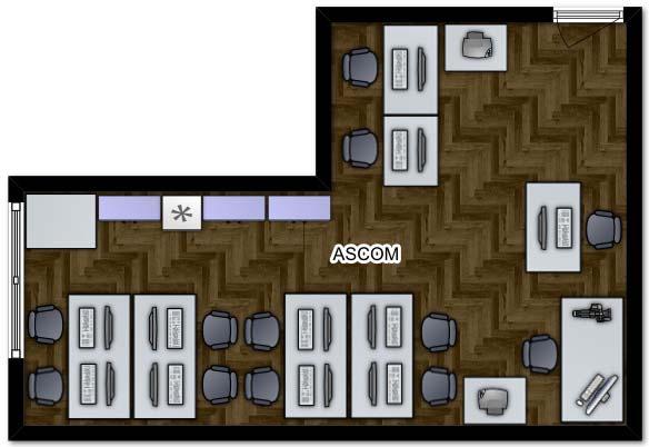 8 Figura 2 Layout atual da sala da ASCOM Pouca colaboração das demais Unidades Como setor responsável pela comunicação institucional, a ASCOM precisa contar com a colaboração ativa de todos os