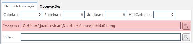 Para facilitar o processo de registo dos Menu/Combo, em primeiro lugar adicione todos os artigos que farão parte destas opções. Estes artigos podem ser de qualquer tipo, menos do tipo Menu.