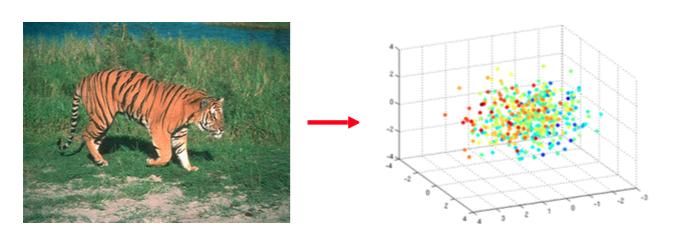 Segmentação como Clustering Os pixels da imagem possuem informações que podem