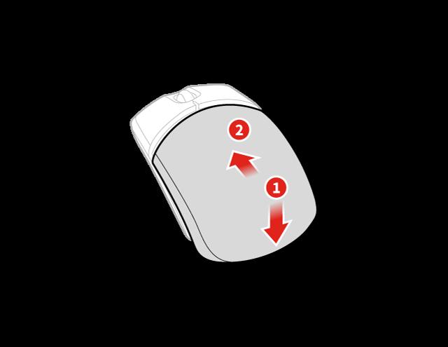Figura 14. Fechando a tampa do compartimento de baterias f. Pressione o botão liga/desliga para a posição ligada. Figura 15.