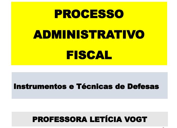 CURSO DE PÓS-GRADUAÇÃO EM DIREITO TRIBUTÁRIO - 07 Aula Ministrada pelo Prof. Leticia Vogt 16/04/2019 E-mail: tributario8@legale.com.