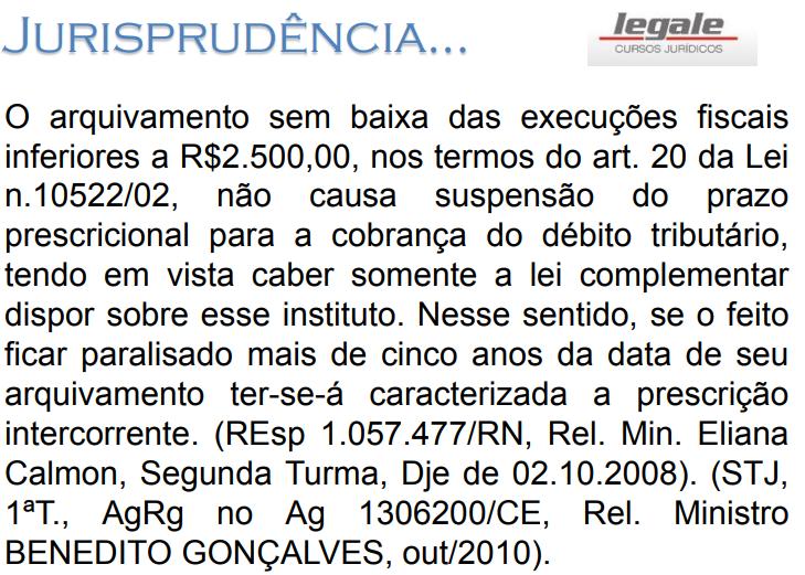 interrupção definhada em lei