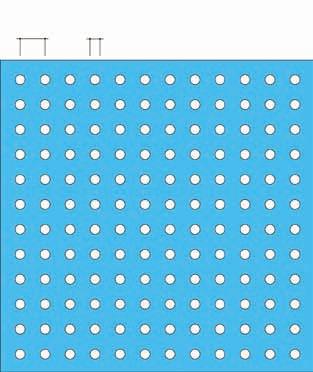 Dimensões Espessura Peso (kg/m²) Informações Técnicas 625 x 625 mm 12,5 mm 12 a 13 kg/m² Refletância luminosa Coeficiente de