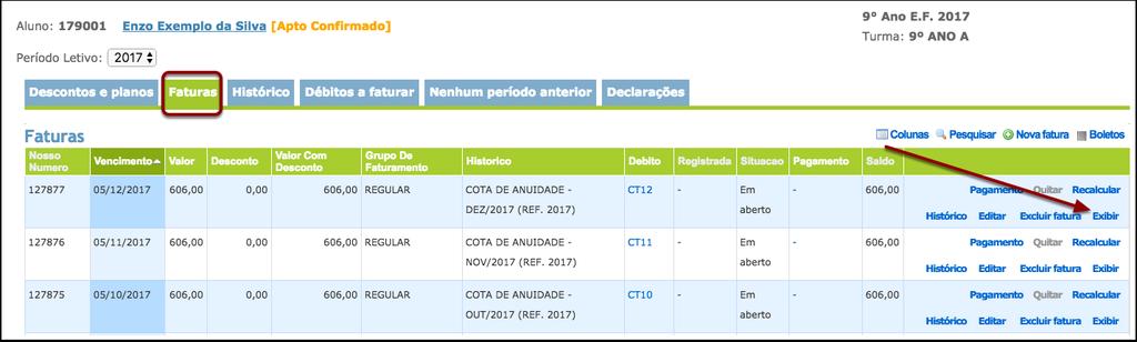 Role para a parte inferior, e