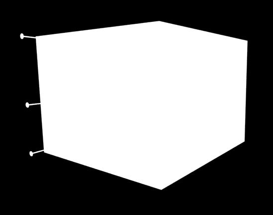 Para o fundo, utilize sarrafos de madeira de 40x10x02cm. O fundo contém 3 sarrafos, espaçados, para a água escorrer.